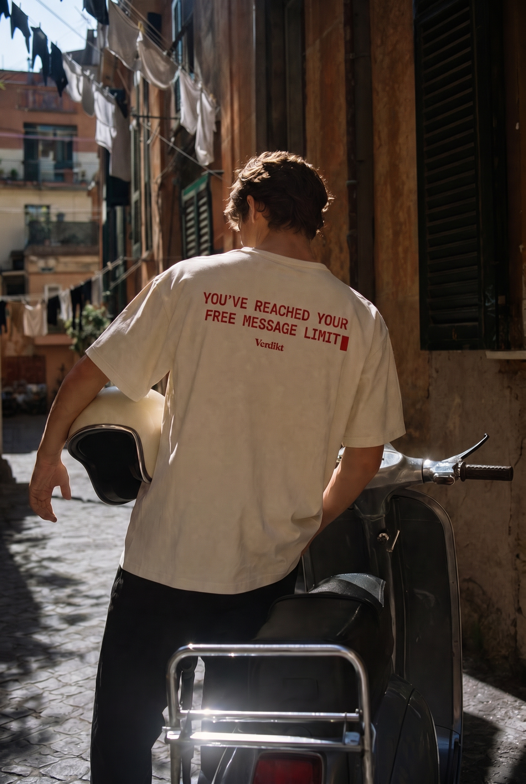 Message Limit Tee - lifestyle