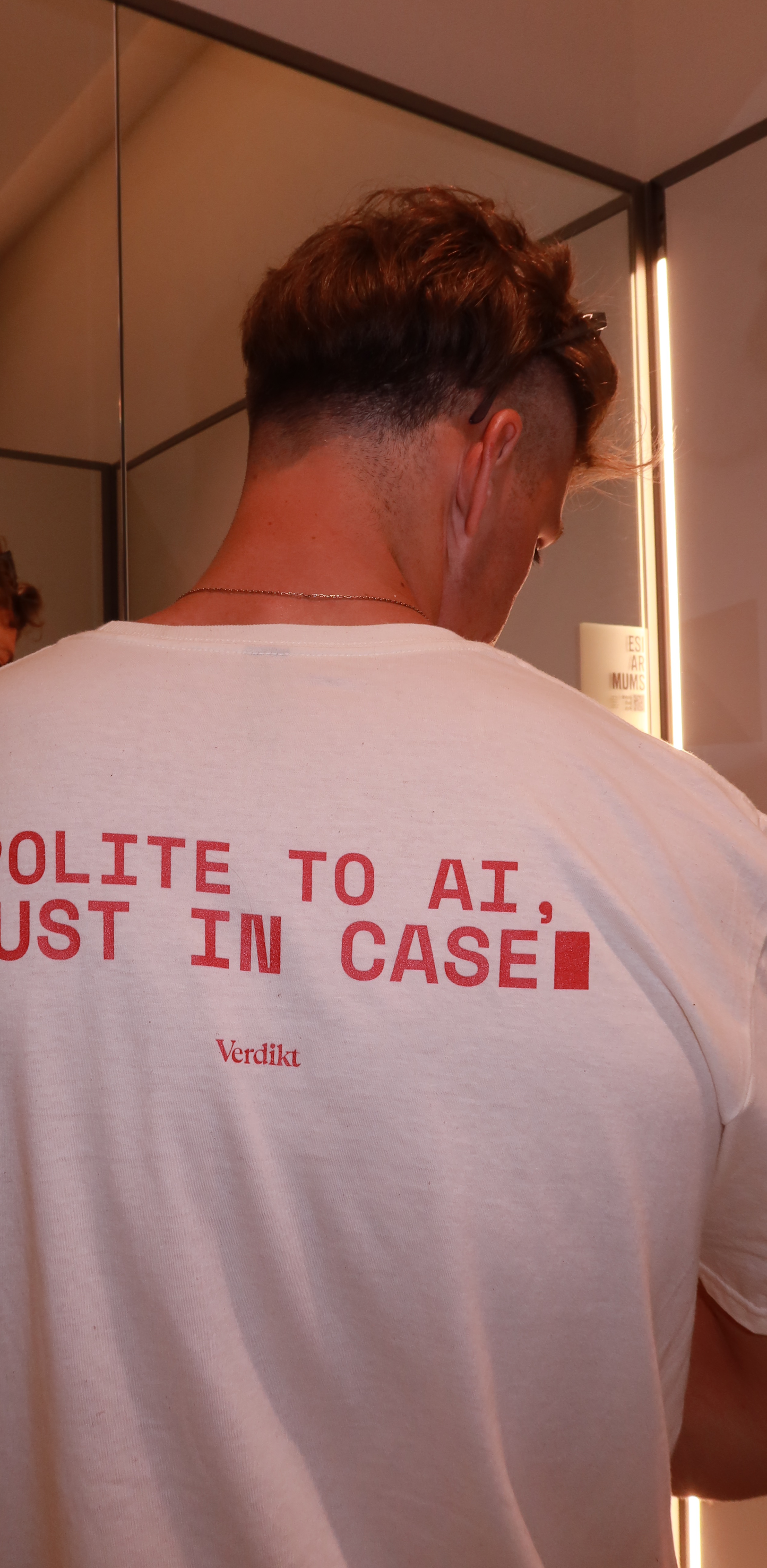 Polite To AI Tee - lifestyle