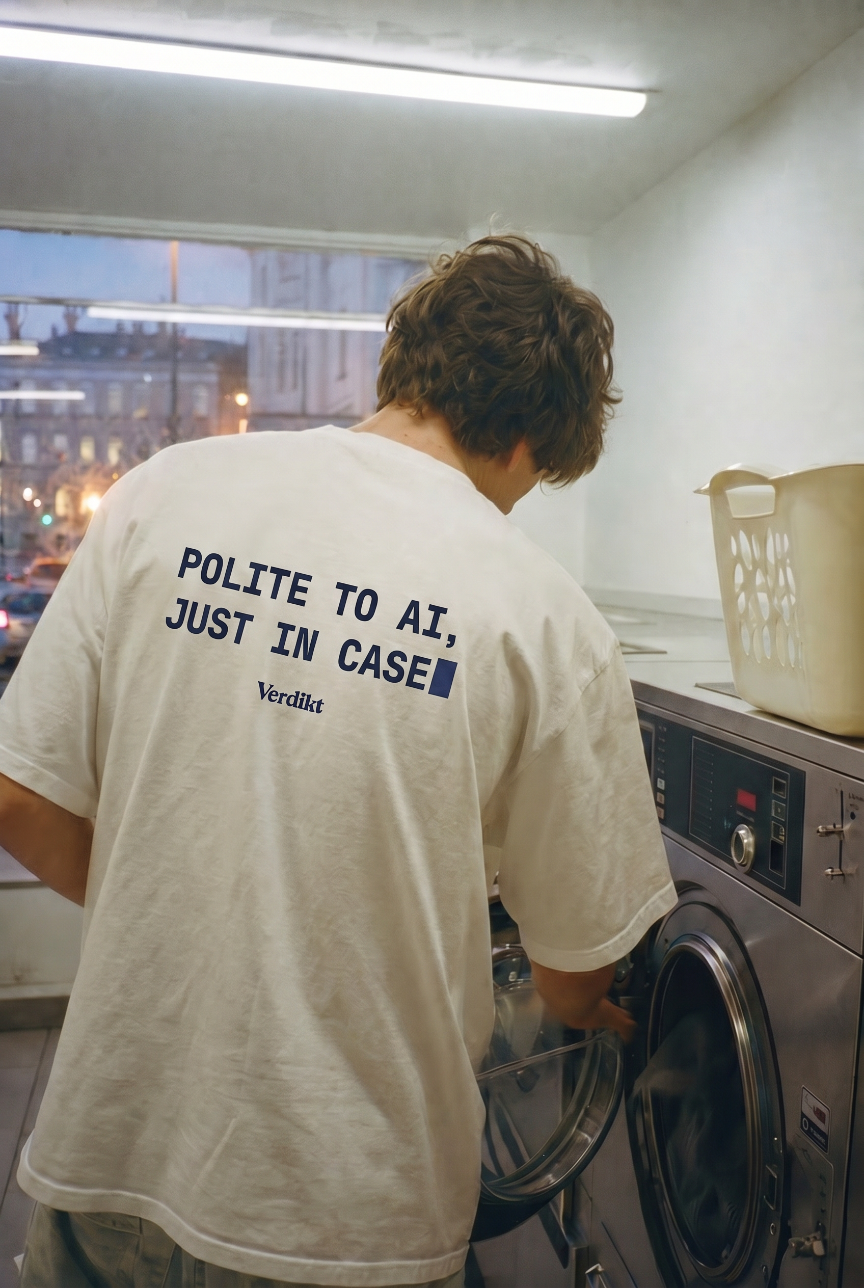 Polite To AI Tee - lifestyle