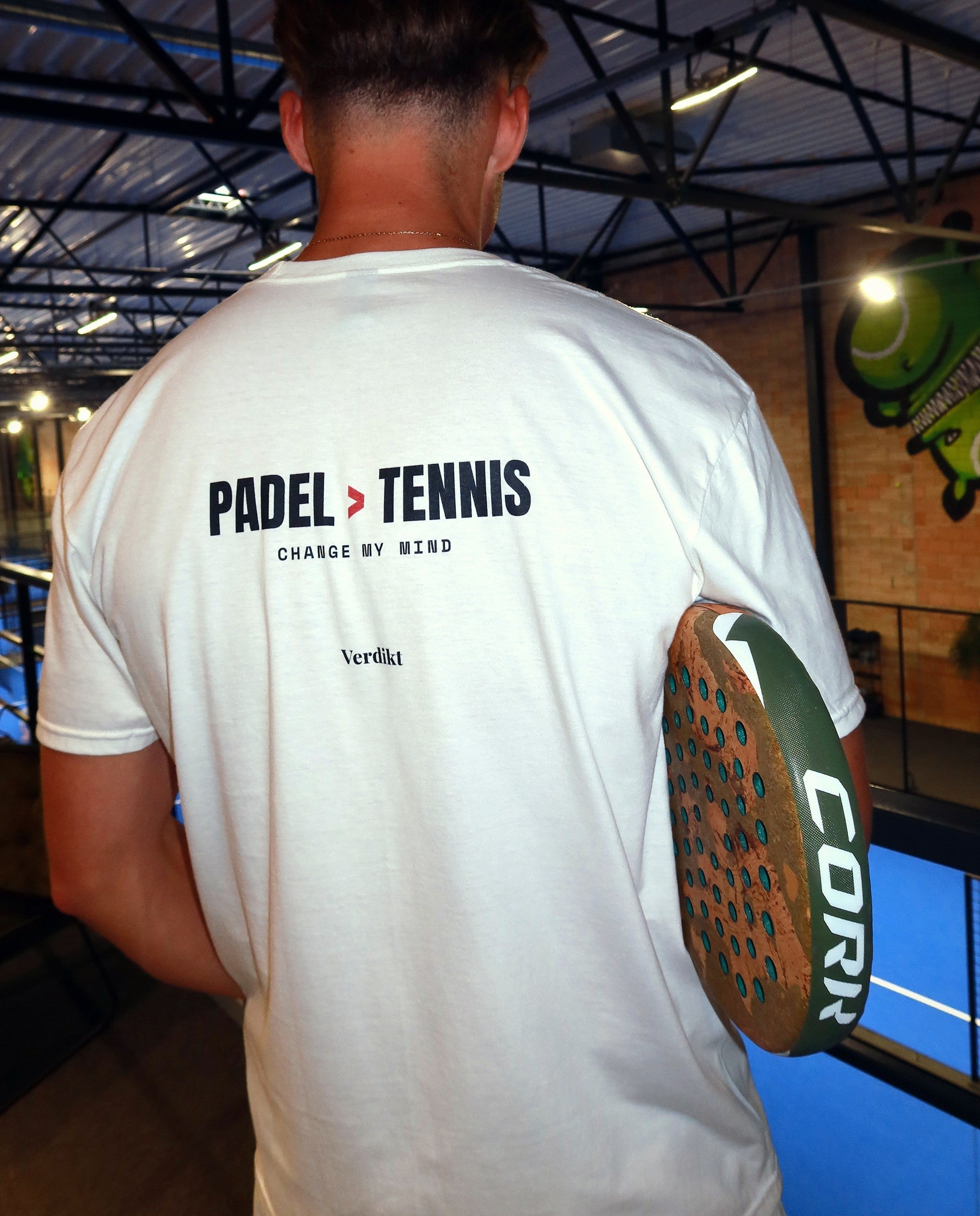 PADEL TENNIS CHANGE MY MIND - worn, real photo