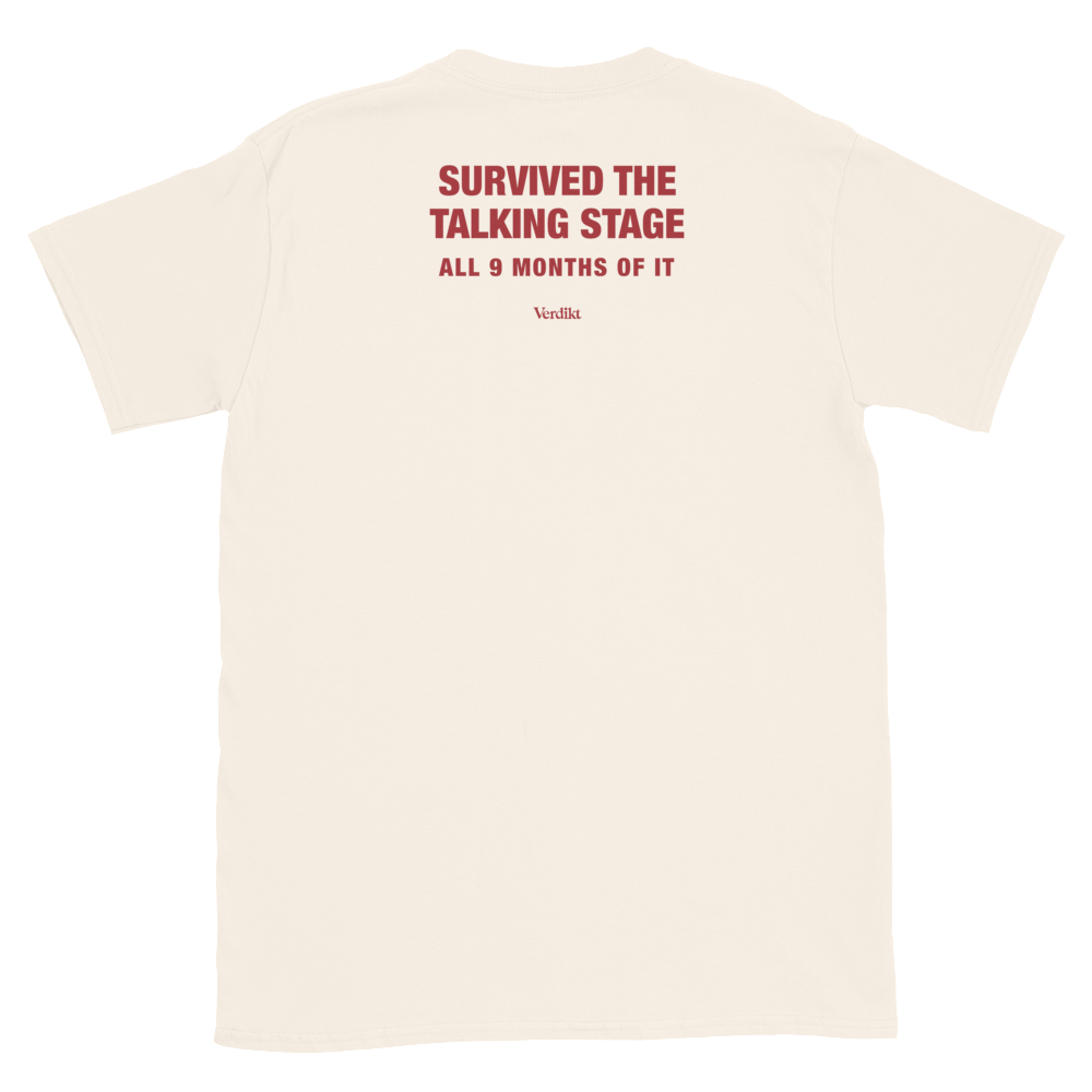 VERDIKT tee - natural - back print
