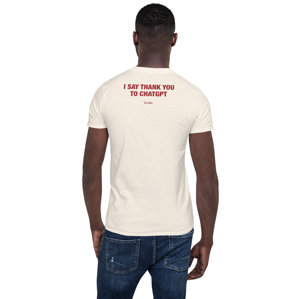 VERDIKT tee - natural - back print