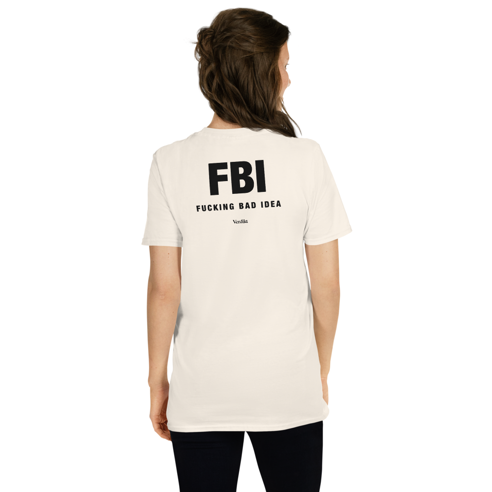 VERDIKT tee - natural - back print