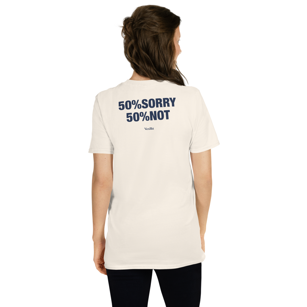 VERDIKT tee - natural - back print
