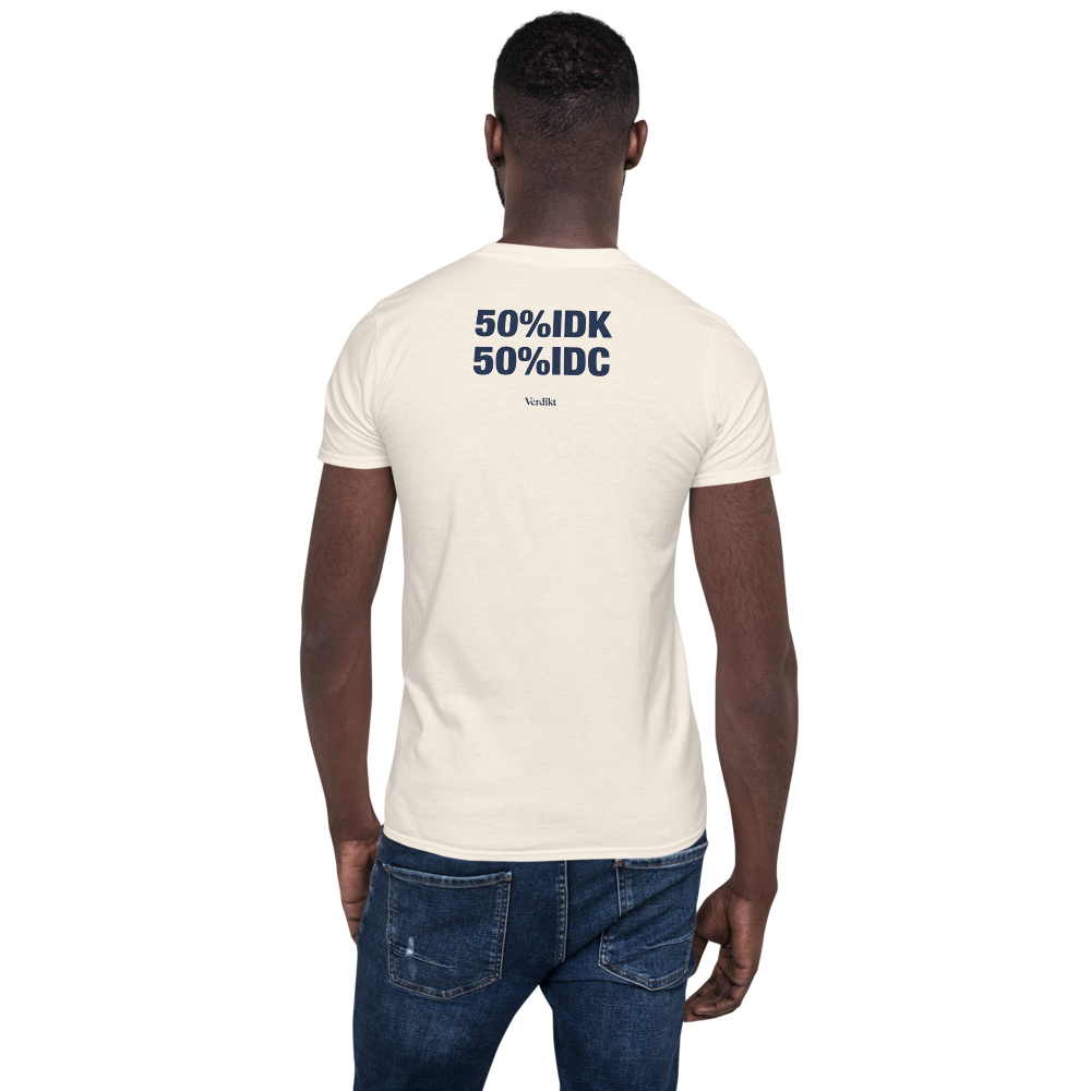 VERDIKT tee - natural - back print
