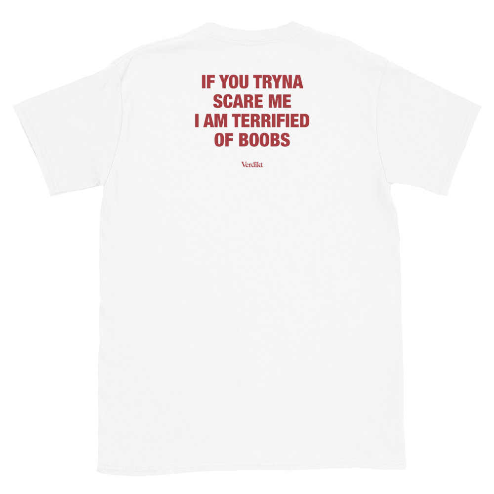 VERDIKT tee - white - back print